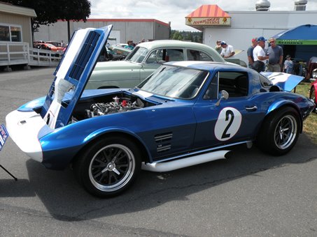 blue corvette